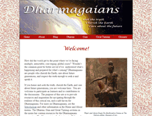 Tablet Screenshot of dharmagaians.org